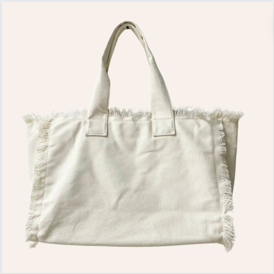 Fringe Canvas Tote Bag
